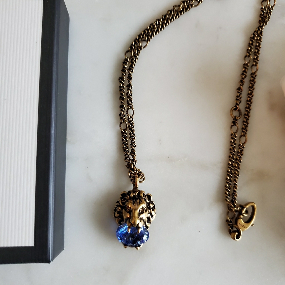 Gucci Lion Head Necklace